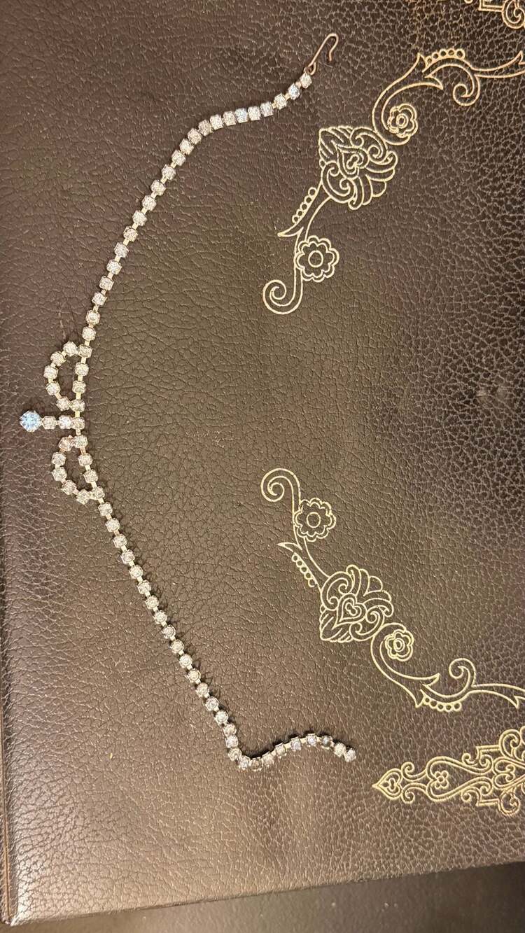 Vintage Rhinestone Choker - Picture 4 of 5